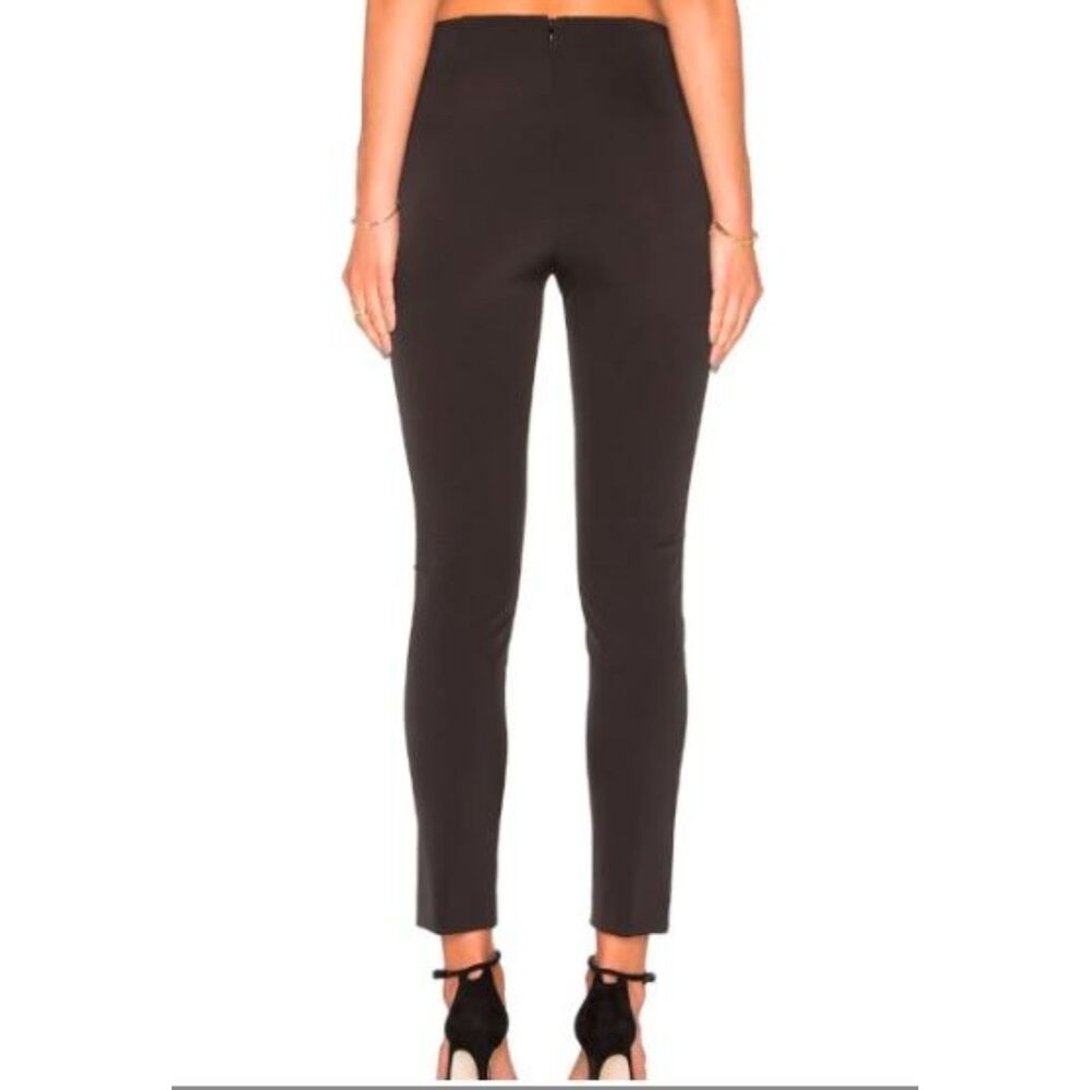Theory Navalane Black Neoteric Stretch Back Zip Skinny Ankle Pants NWT 245 Sz 2 - Picture 3 of 3